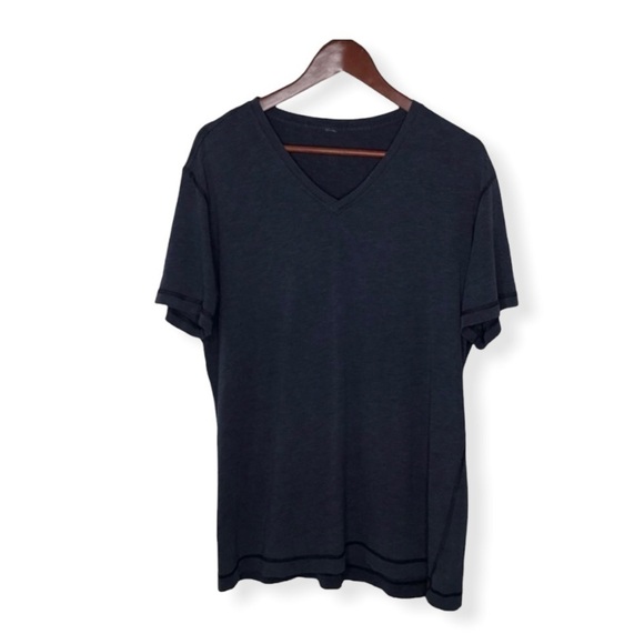 Lululemon V Neck Blue Short Sleeve T Shirt. - Picture 1 of 11